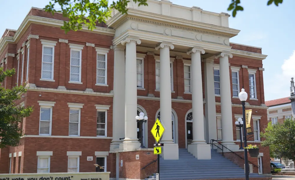 Forrest County Circuit Court in downtown Hattiesburg, Mississippi